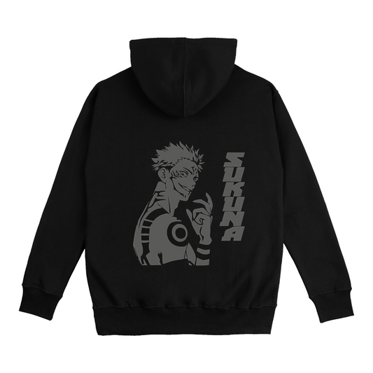 Sukuna Edition – "Know Your Place, Fool" Black Hoodie